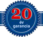 20 év garancia